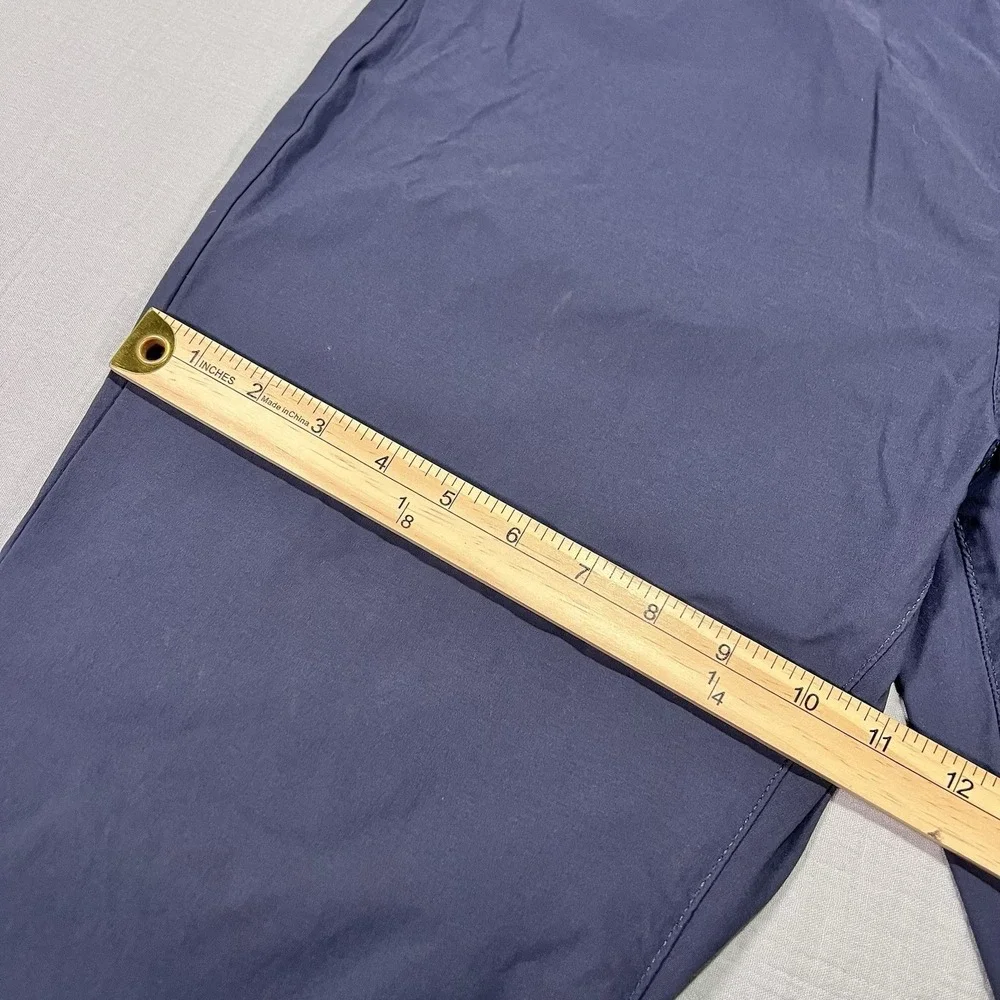 Eddie Bauer Adventure Trek Pants Mens 38x34 Blue Stretch‎ Hiking Chino 6 Pocket